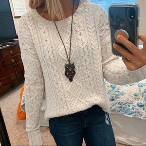 White American Eagle Sweater